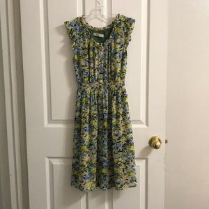 Floral knee length dress